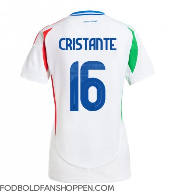 Italien Bryan Cristante #16 Udebanetrøje Dame EM 2024 Kortærmet